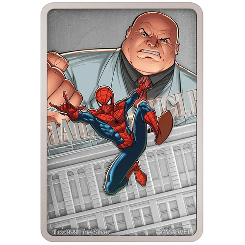 Moneta argento spider - moneta, spider-man™
