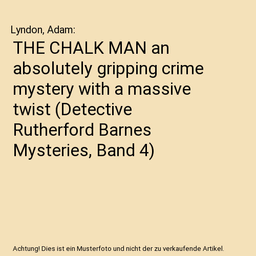 The chalk man - chalk,
