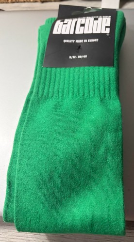 Calze sportive barcode verde - calze,